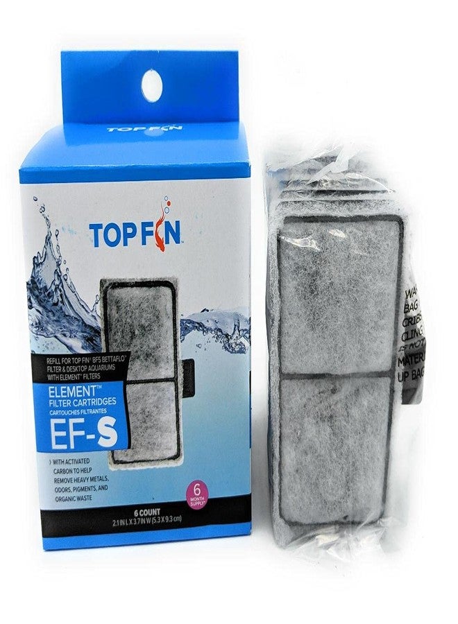 Top Fin خراطيش فلتر Top Fin EF-S Element (6 قطع) لحوض السمك - Image 2